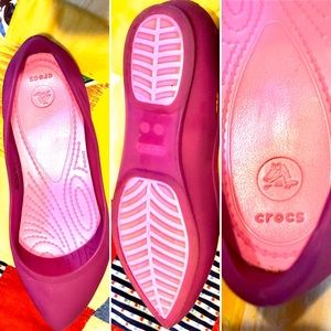 CROCS Bright Pink size 6